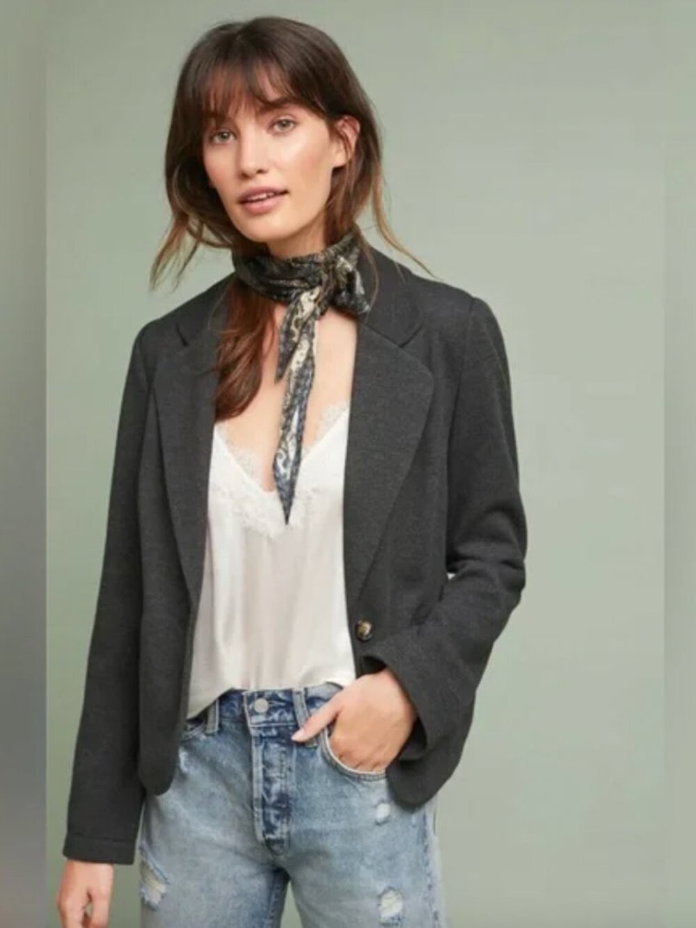 Anthropologie Cartonnier Studio Blazer‎ Academia Literary Poetcore Size 10